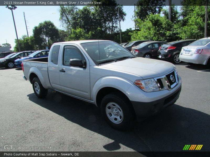 Brilliant Silver / Graphite Steel 2013 Nissan Frontier S King Cab