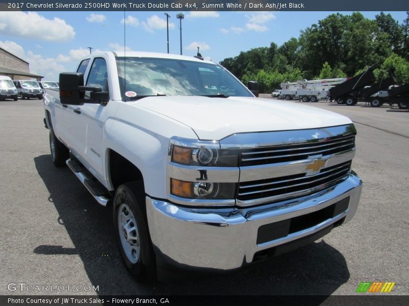Summit White / Dark Ash/Jet Black 2017 Chevrolet Silverado 2500HD Work Truck Double Cab 4x4