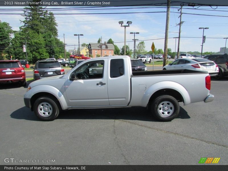 Brilliant Silver / Graphite Steel 2013 Nissan Frontier S King Cab