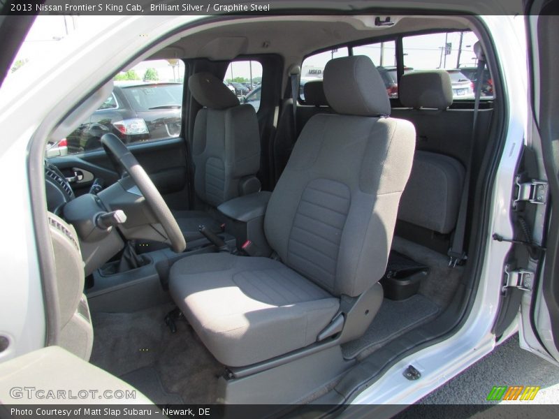 Brilliant Silver / Graphite Steel 2013 Nissan Frontier S King Cab