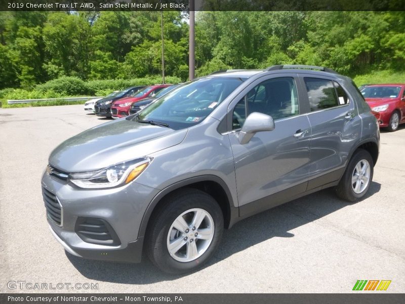 Satin Steel Metallic / Jet Black 2019 Chevrolet Trax LT AWD