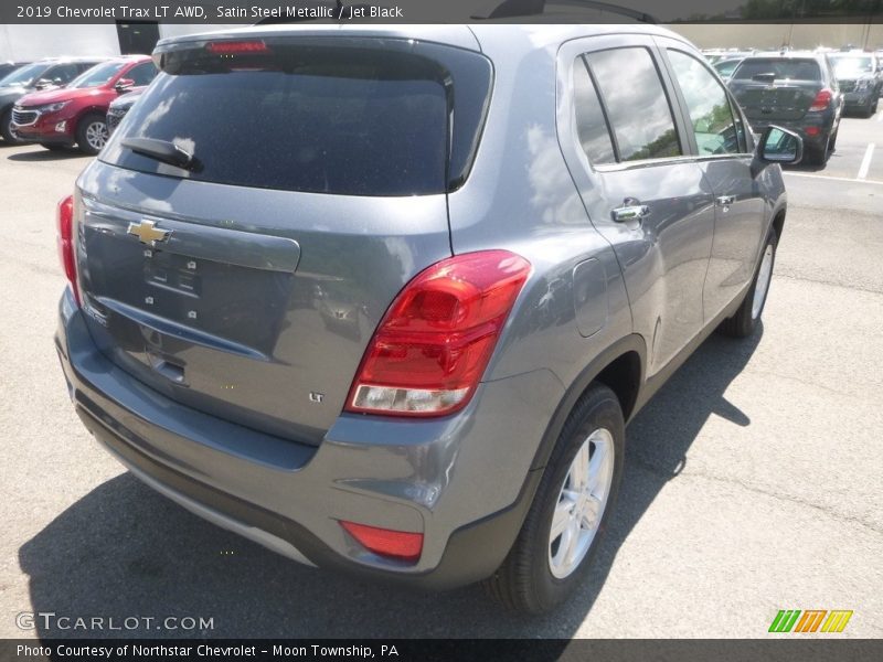 Satin Steel Metallic / Jet Black 2019 Chevrolet Trax LT AWD