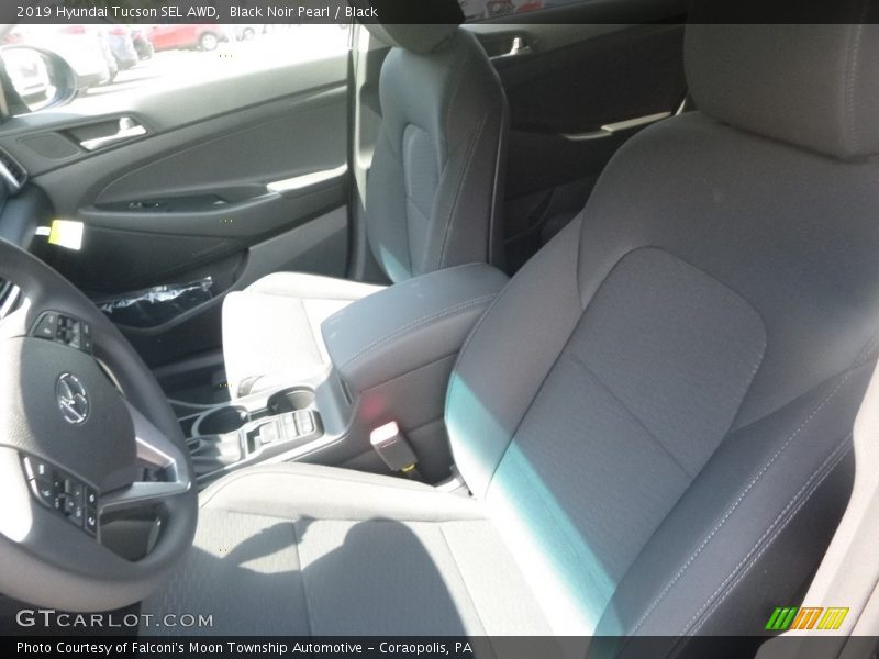 Black Noir Pearl / Black 2019 Hyundai Tucson SEL AWD