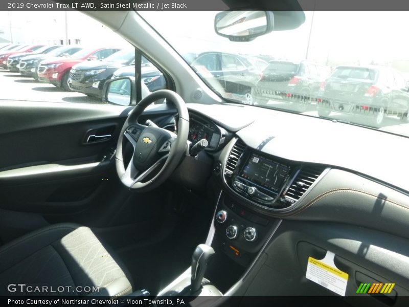 Satin Steel Metallic / Jet Black 2019 Chevrolet Trax LT AWD