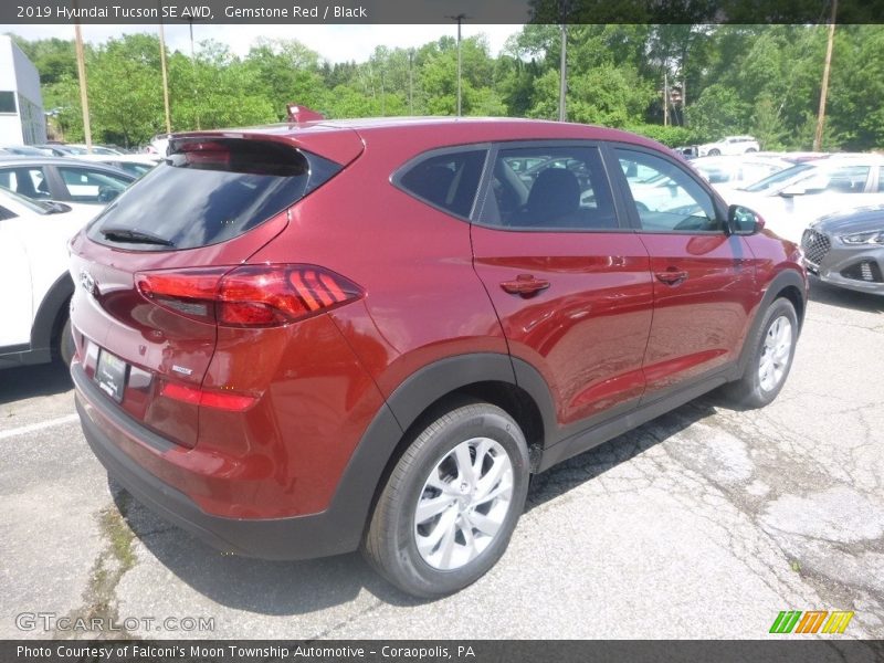 Gemstone Red / Black 2019 Hyundai Tucson SE AWD