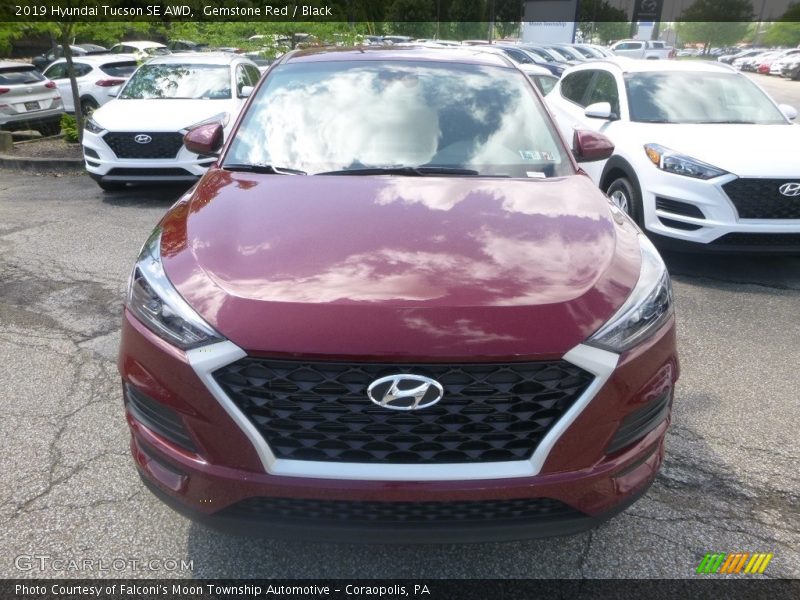 Gemstone Red / Black 2019 Hyundai Tucson SE AWD