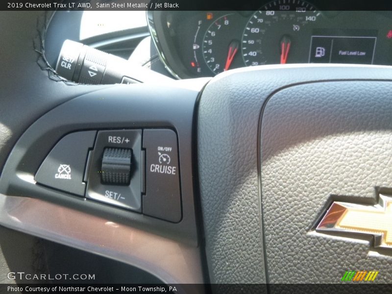 Satin Steel Metallic / Jet Black 2019 Chevrolet Trax LT AWD