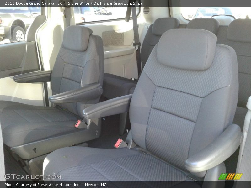Stone White / Dark Slate Gray/Light Shale 2010 Dodge Grand Caravan SXT