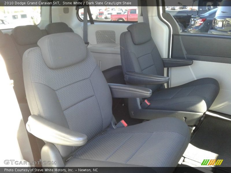 Stone White / Dark Slate Gray/Light Shale 2010 Dodge Grand Caravan SXT