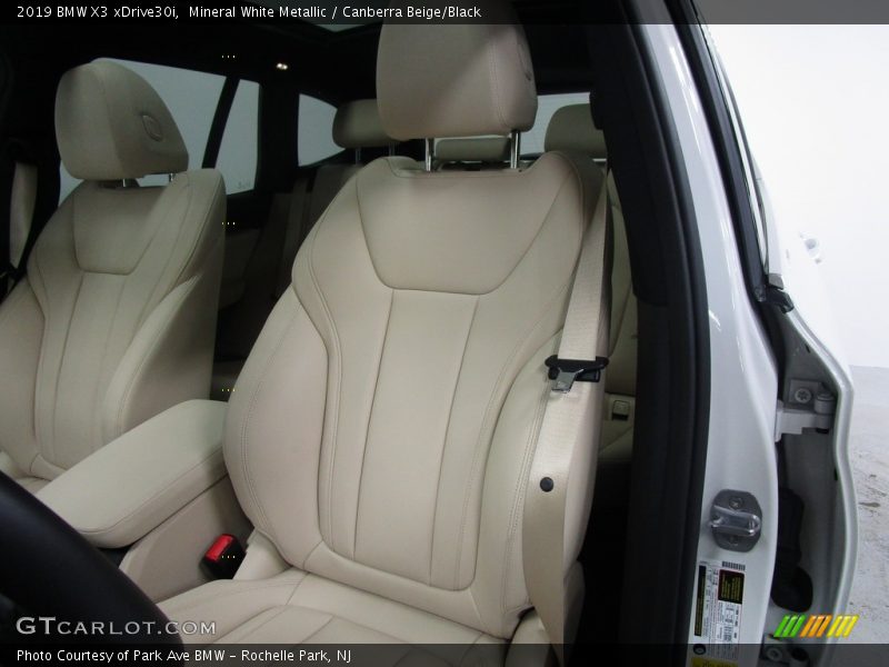 Mineral White Metallic / Canberra Beige/Black 2019 BMW X3 xDrive30i