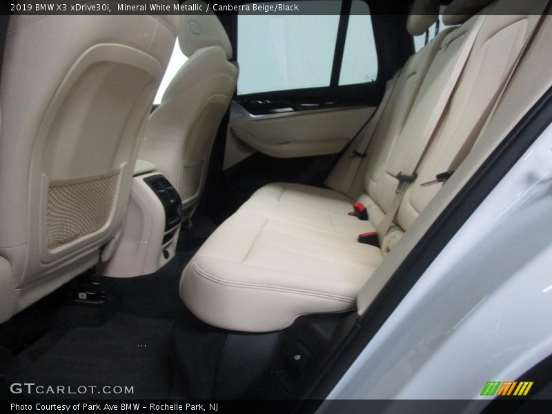 Mineral White Metallic / Canberra Beige/Black 2019 BMW X3 xDrive30i