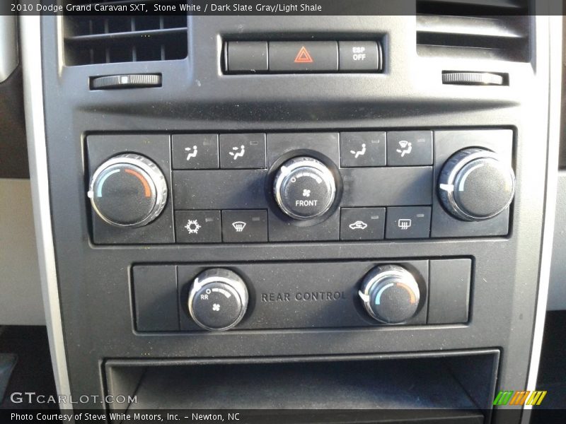 Stone White / Dark Slate Gray/Light Shale 2010 Dodge Grand Caravan SXT
