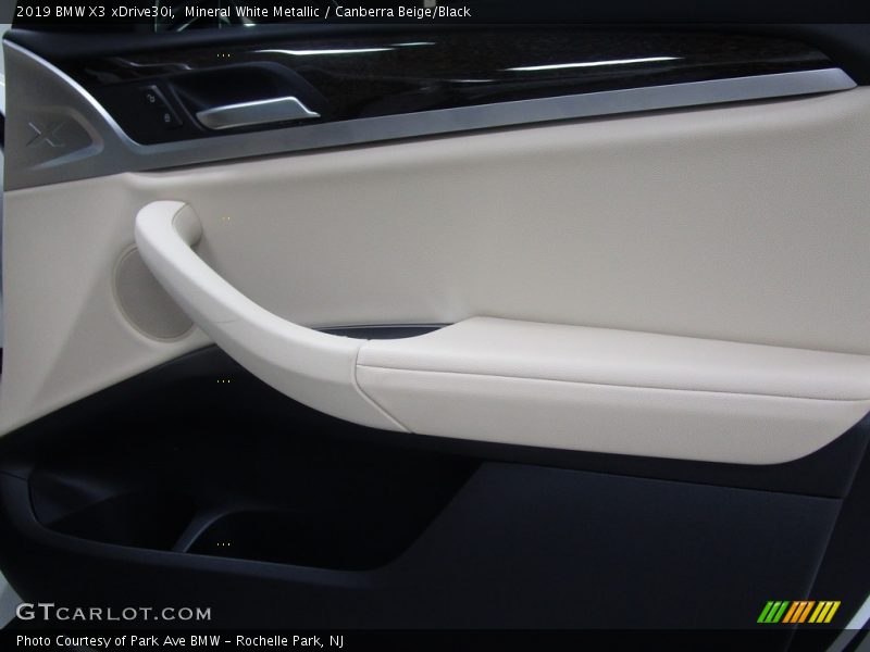 Mineral White Metallic / Canberra Beige/Black 2019 BMW X3 xDrive30i