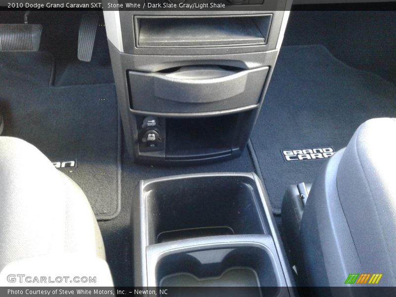 Stone White / Dark Slate Gray/Light Shale 2010 Dodge Grand Caravan SXT