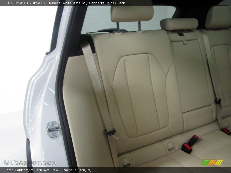 Mineral White Metallic / Canberra Beige/Black 2019 BMW X3 xDrive30i