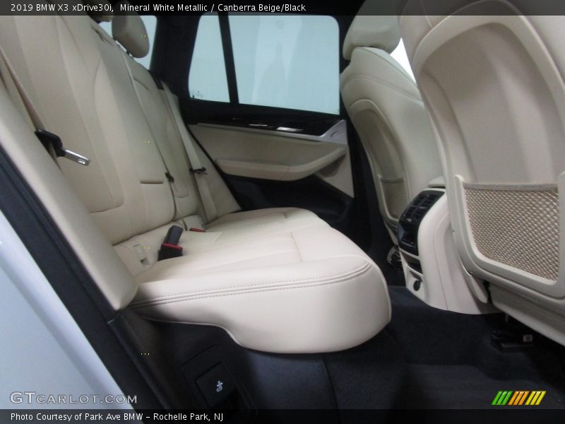 Mineral White Metallic / Canberra Beige/Black 2019 BMW X3 xDrive30i