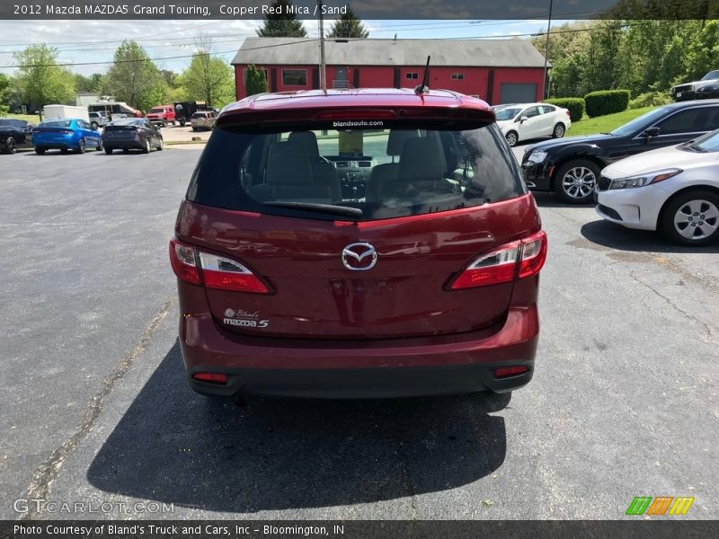 Copper Red Mica / Sand 2012 Mazda MAZDA5 Grand Touring