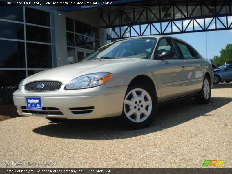 Gold Ash Metallic / Medium/Dark Pebble 2007 Ford Taurus SE