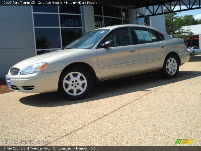 Gold Ash Metallic / Medium/Dark Pebble 2007 Ford Taurus SE