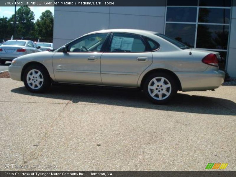 Gold Ash Metallic / Medium/Dark Pebble 2007 Ford Taurus SE