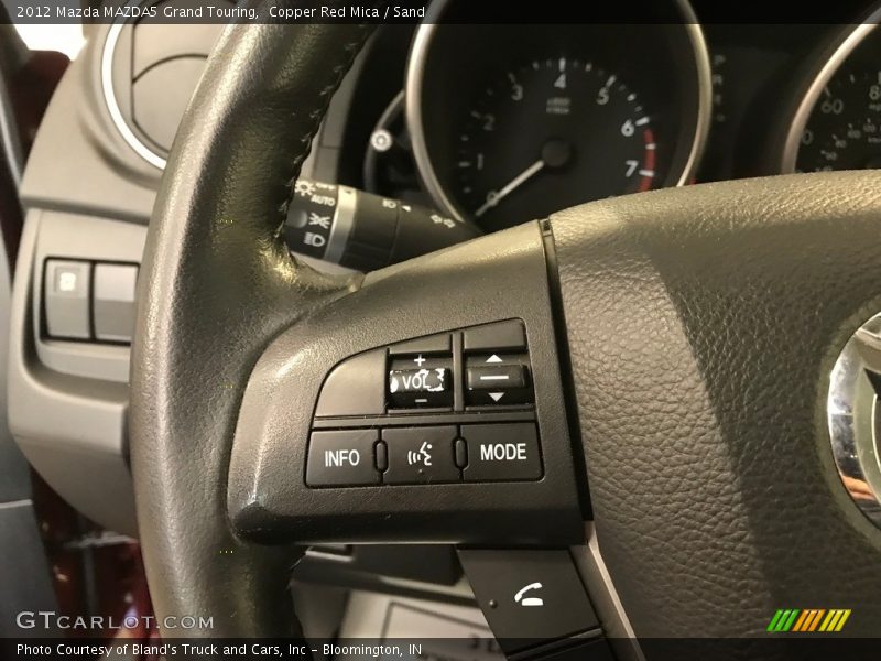 Copper Red Mica / Sand 2012 Mazda MAZDA5 Grand Touring