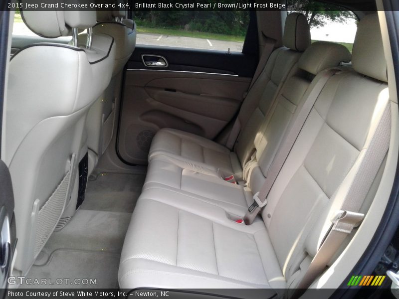 Brilliant Black Crystal Pearl / Brown/Light Frost Beige 2015 Jeep Grand Cherokee Overland 4x4