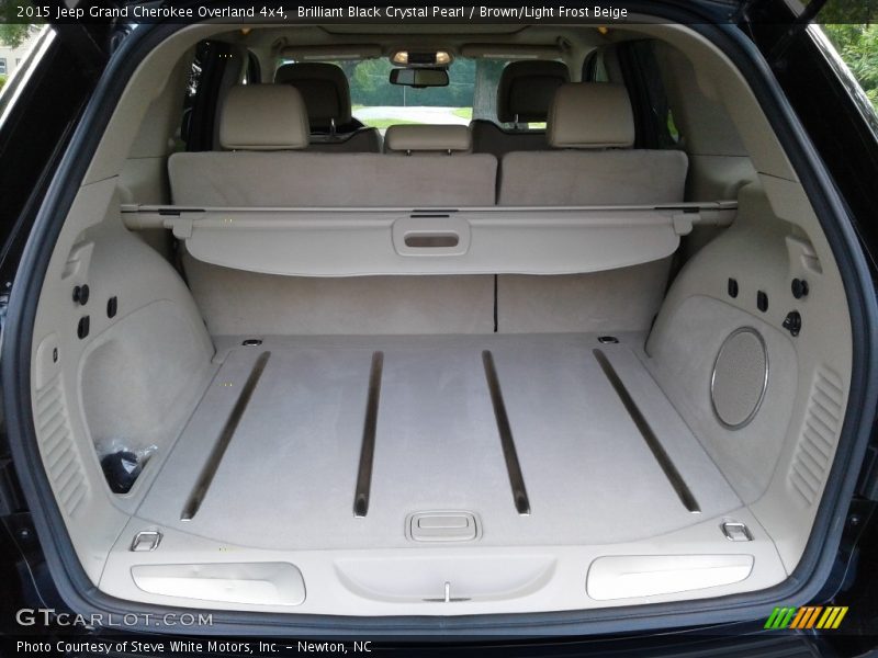 Brilliant Black Crystal Pearl / Brown/Light Frost Beige 2015 Jeep Grand Cherokee Overland 4x4