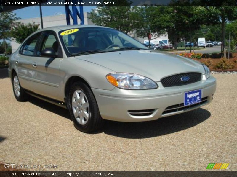 Gold Ash Metallic / Medium/Dark Pebble 2007 Ford Taurus SE