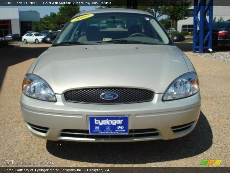 Gold Ash Metallic / Medium/Dark Pebble 2007 Ford Taurus SE