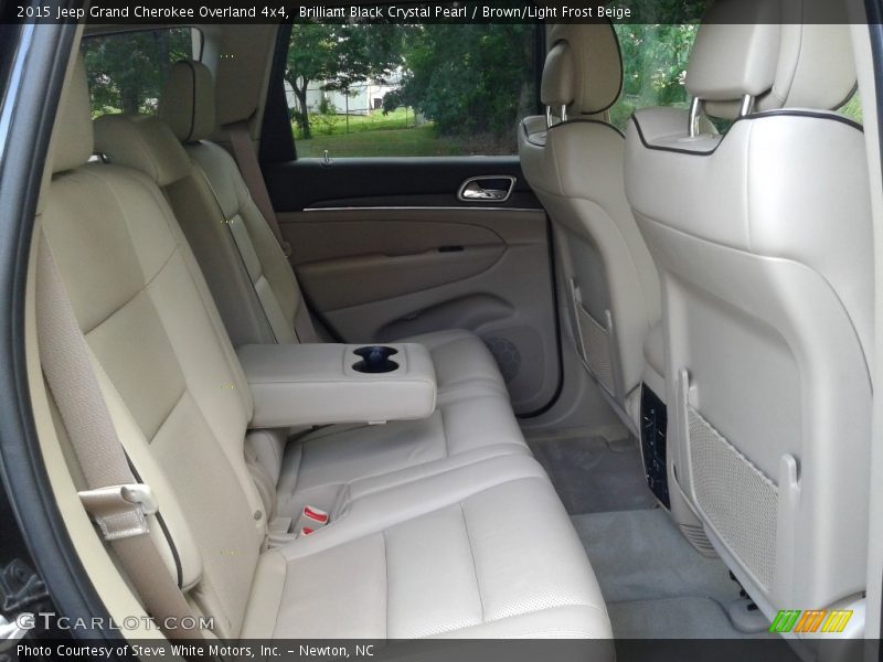 Brilliant Black Crystal Pearl / Brown/Light Frost Beige 2015 Jeep Grand Cherokee Overland 4x4
