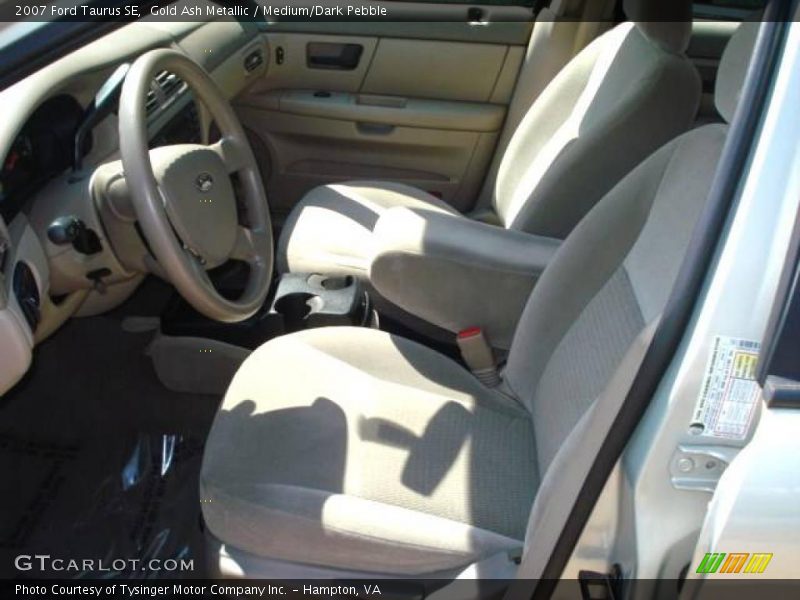 Gold Ash Metallic / Medium/Dark Pebble 2007 Ford Taurus SE