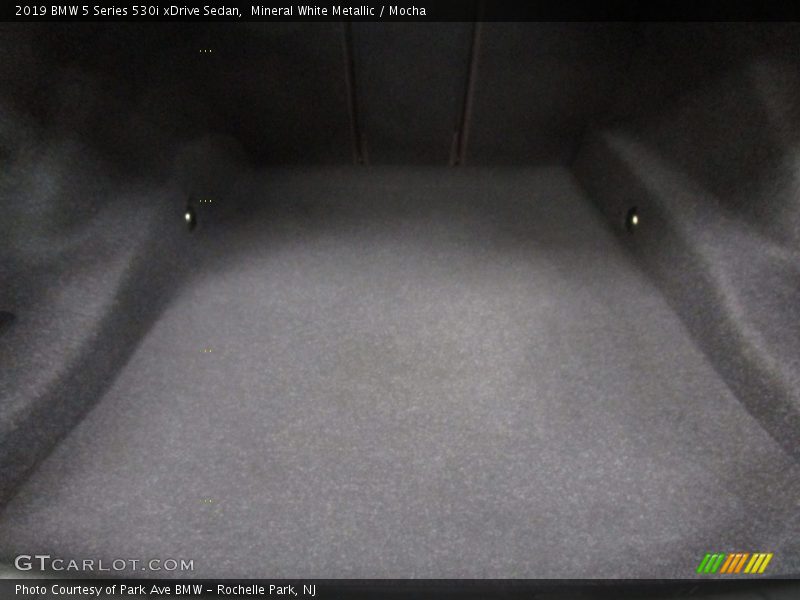 Mineral White Metallic / Mocha 2019 BMW 5 Series 530i xDrive Sedan