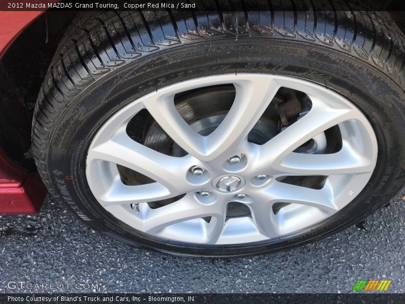 Copper Red Mica / Sand 2012 Mazda MAZDA5 Grand Touring