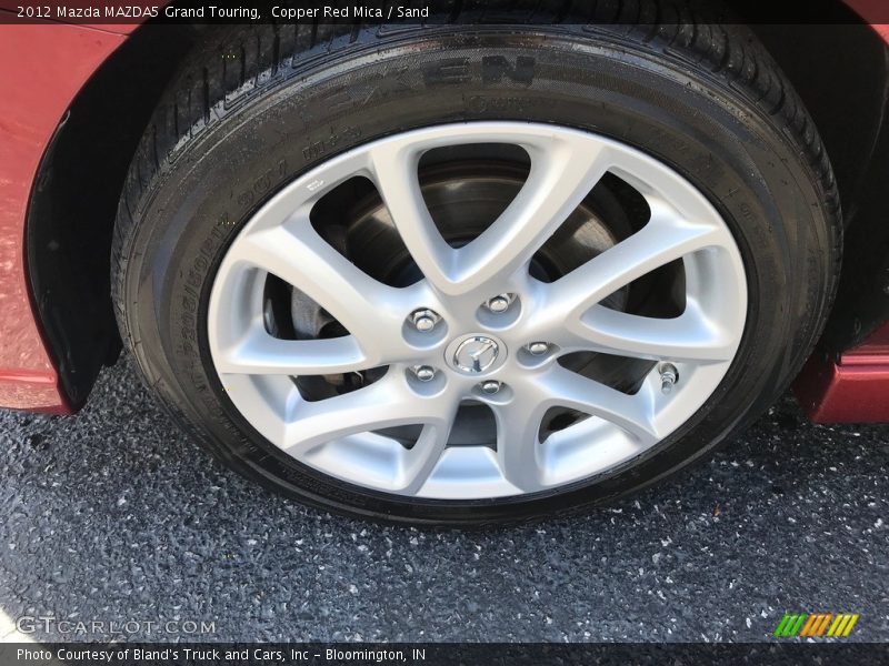 Copper Red Mica / Sand 2012 Mazda MAZDA5 Grand Touring