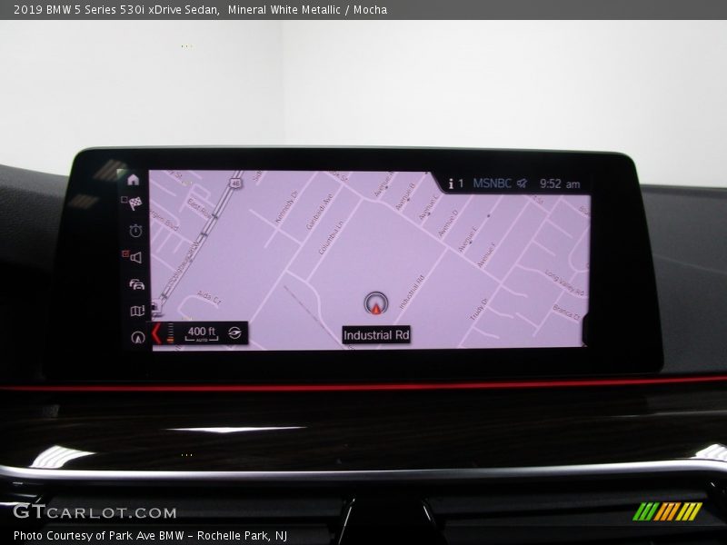 Mineral White Metallic / Mocha 2019 BMW 5 Series 530i xDrive Sedan
