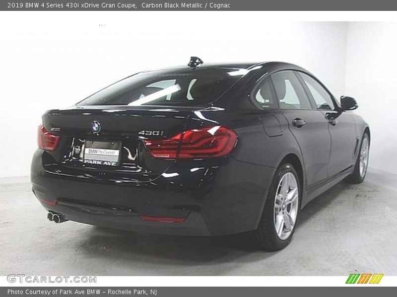 Carbon Black Metallic / Cognac 2019 BMW 4 Series 430i xDrive Gran Coupe
