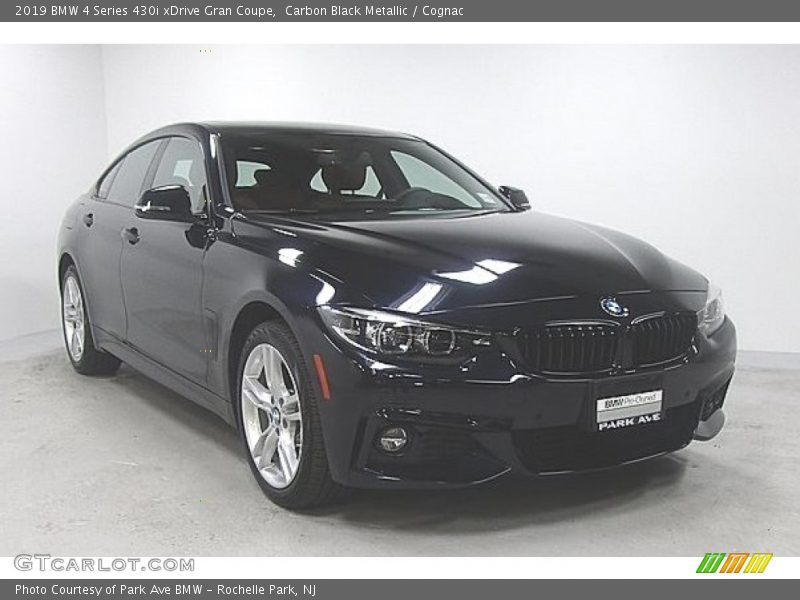 Carbon Black Metallic / Cognac 2019 BMW 4 Series 430i xDrive Gran Coupe