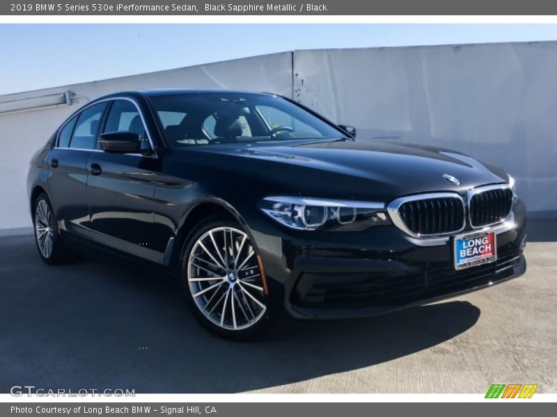 Black Sapphire Metallic / Black 2019 BMW 5 Series 530e iPerformance Sedan
