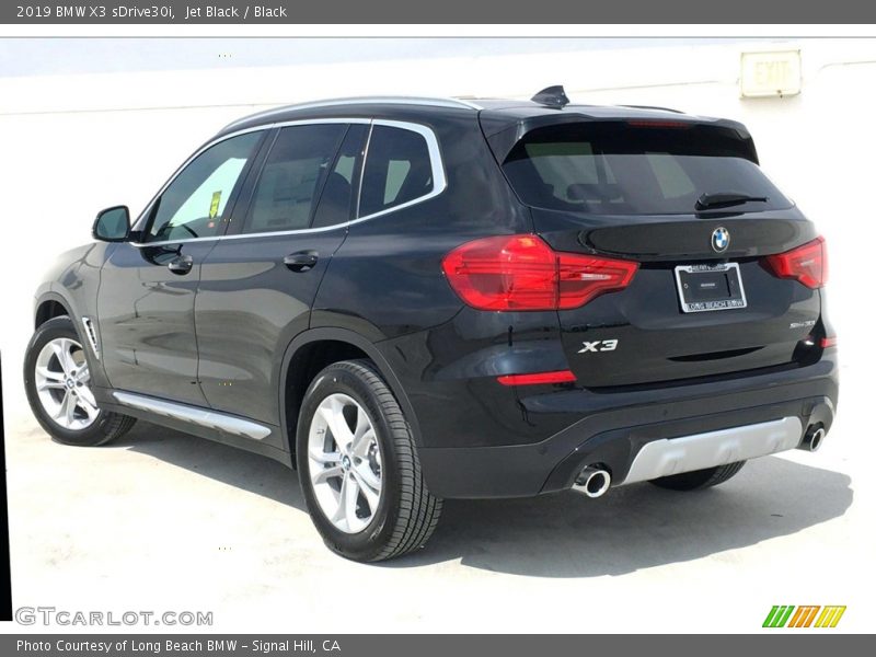 Jet Black / Black 2019 BMW X3 sDrive30i