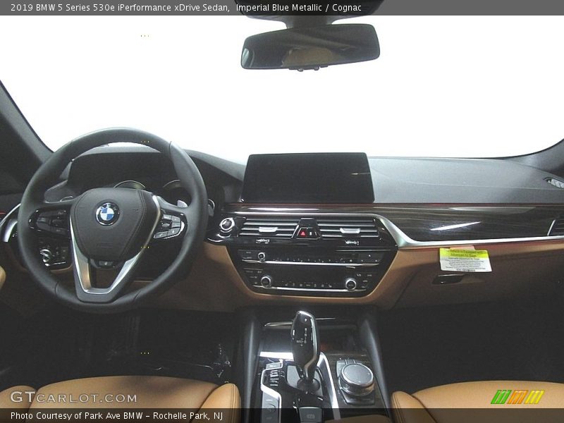 Imperial Blue Metallic / Cognac 2019 BMW 5 Series 530e iPerformance xDrive Sedan