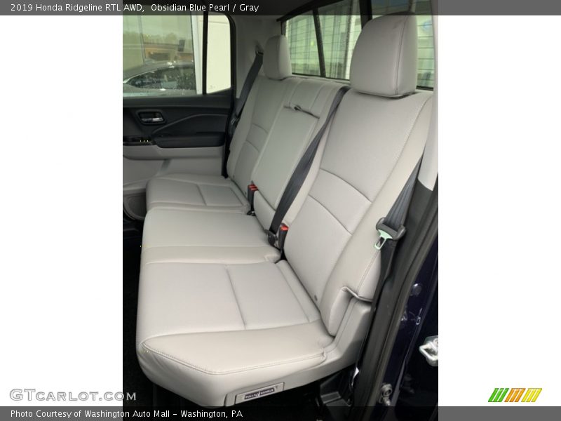 Obsidian Blue Pearl / Gray 2019 Honda Ridgeline RTL AWD