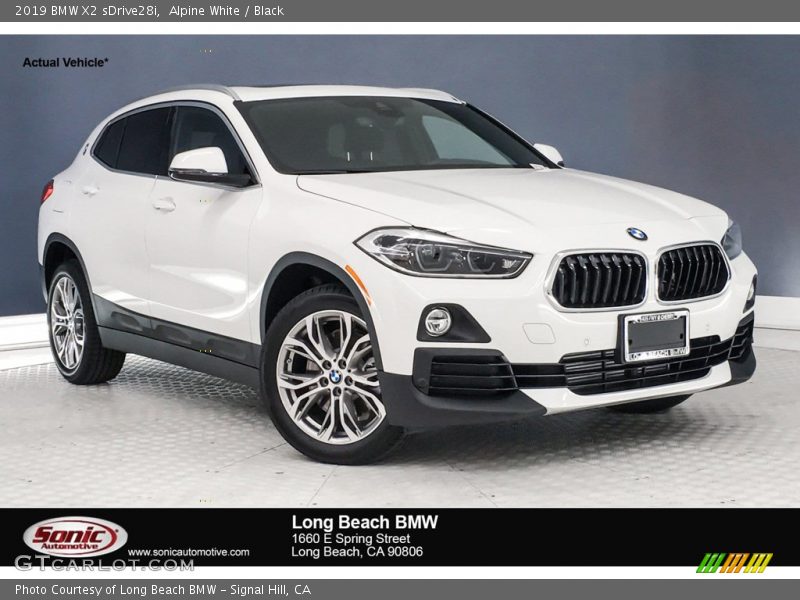 Alpine White / Black 2019 BMW X2 sDrive28i