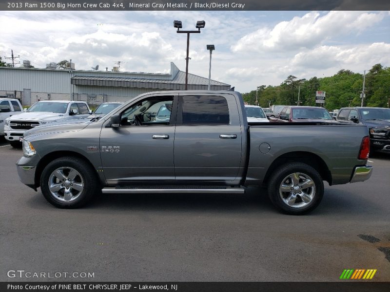 Mineral Gray Metallic / Black/Diesel Gray 2013 Ram 1500 Big Horn Crew Cab 4x4