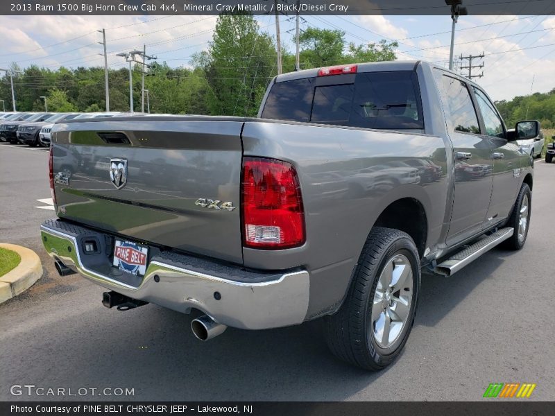 Mineral Gray Metallic / Black/Diesel Gray 2013 Ram 1500 Big Horn Crew Cab 4x4