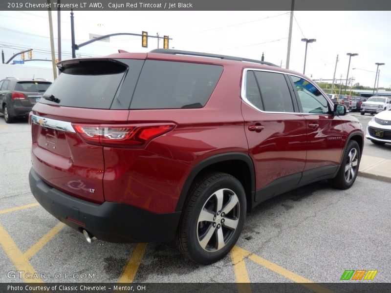 Cajun Red Tintcoat / Jet Black 2019 Chevrolet Traverse LT AWD