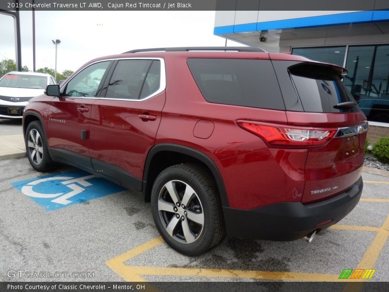 Cajun Red Tintcoat / Jet Black 2019 Chevrolet Traverse LT AWD