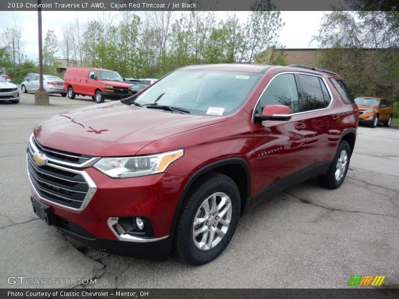 Cajun Red Tintcoat / Jet Black 2019 Chevrolet Traverse LT AWD