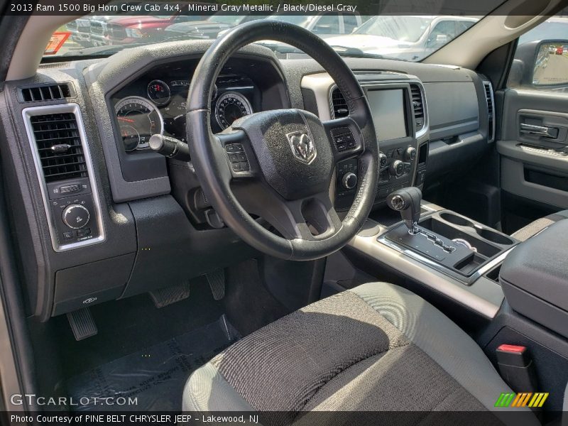 Mineral Gray Metallic / Black/Diesel Gray 2013 Ram 1500 Big Horn Crew Cab 4x4