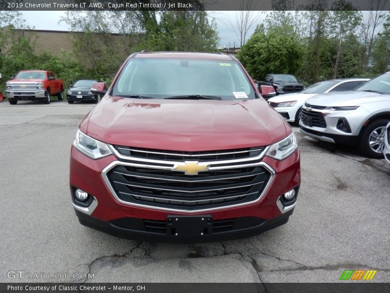 Cajun Red Tintcoat / Jet Black 2019 Chevrolet Traverse LT AWD