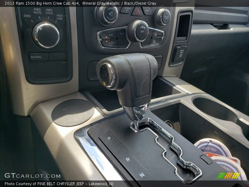Mineral Gray Metallic / Black/Diesel Gray 2013 Ram 1500 Big Horn Crew Cab 4x4
